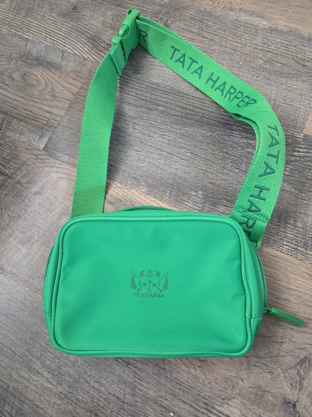 Tata Harper Green Crossbody Bag